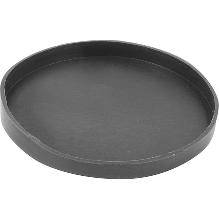 Kipp Folding Screw Cap, 80 mm Dia., Black, Plastic K0561.80